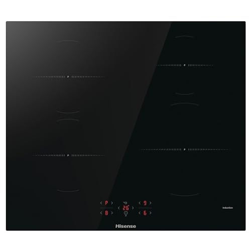 Hisense HI6401BSC Built-in Induction Hob, Black, 7200W