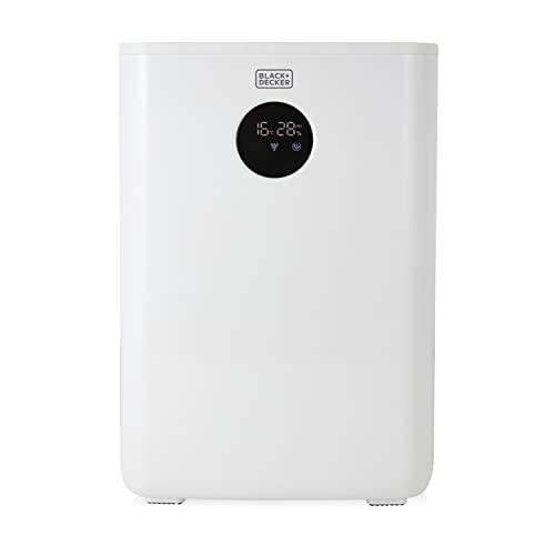 BLACK+DECKER 20L Dehumidifier | 4-in-1 | LED Display | White