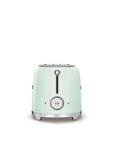 Smeg TSF01CRUK Retro Style 2 Slice Toaster - Cream