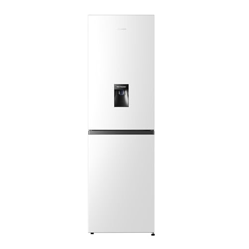 Hisense RB327N4WWE 55cm Fridge Freezer, 251L, Non-plumbed Dispenser