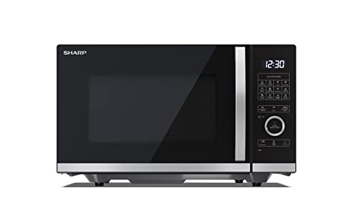 Sharp Compact 20L 800W Digital Microwave with 1050W Grill - Black