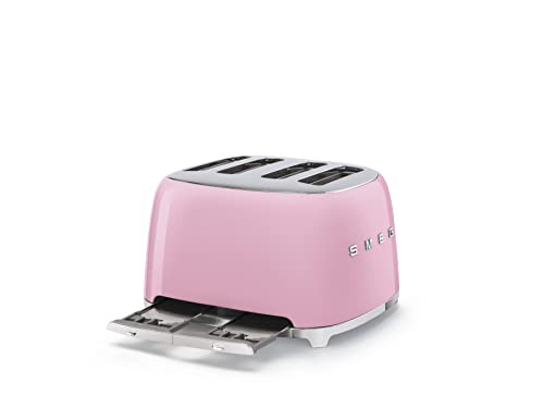 Smeg TSF01CRUK Retro Style 2 Slice Toaster - Cream