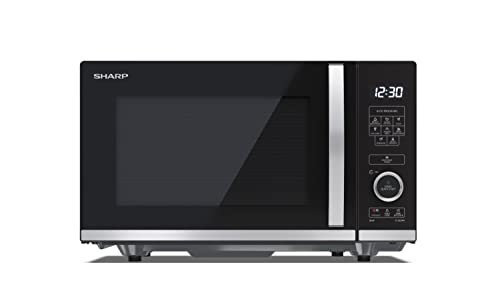 Sharp Compact 20L 800W Digital Microwave with 1050W Grill - Black