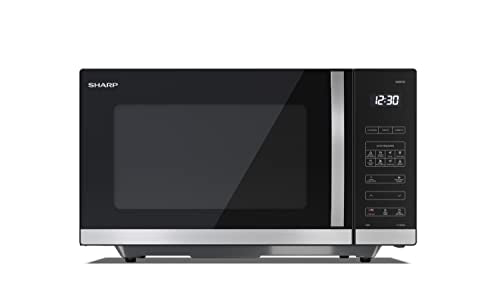 Sharp Compact 20L 800W Digital Microwave with 1050W Grill - Black