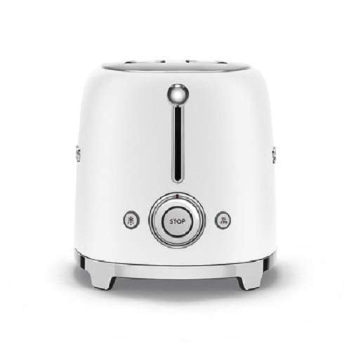 Smeg TSF01CRUK Retro Style 2 Slice Toaster - Cream