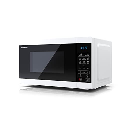 Sharp Compact 20L Microwave: 800W, 11 Power Levels, Defrost, LED Light