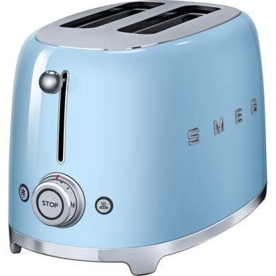 Smeg TSF01CRUK Retro Style 2 Slice Toaster - Cream