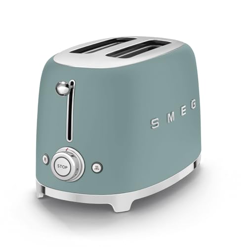 Smeg TSF01CRUK Retro Style 2 Slice Toaster - Cream