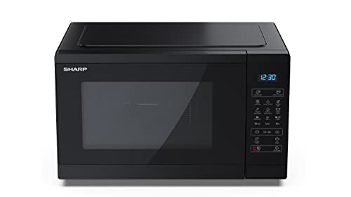 SHARP 28L Digital Microwave - 900W Grill, 11 Power Levels, Silver