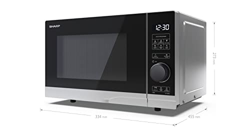 Sharp 25L Digital Combo Microwave - 900W, 1200W Grill, Silver