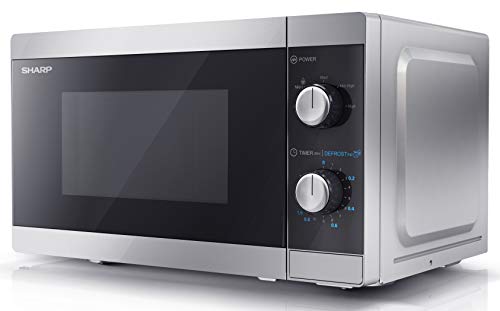 Sharp Compact 20L Microwave: 800W, 11 Power Levels, Defrost, LED Light