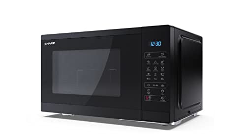 SHARP 28L Digital Microwave - 900W Grill, 11 Power Levels, Silver