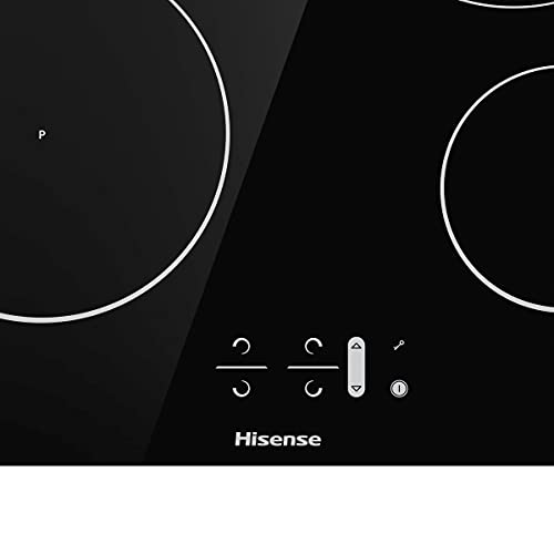 Hisense HI6401BSC Built-in Induction Hob, Black, 7200W