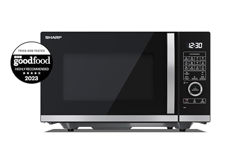 Sharp Compact 20L 800W Digital Microwave with 1050W Grill - Black