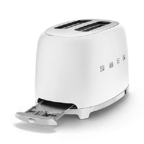 Smeg TSF01CRUK Retro Style 2 Slice Toaster - Cream