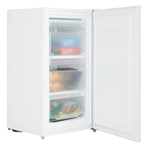 Cookology 60L Freestanding Freezer, Reversible Door - Black