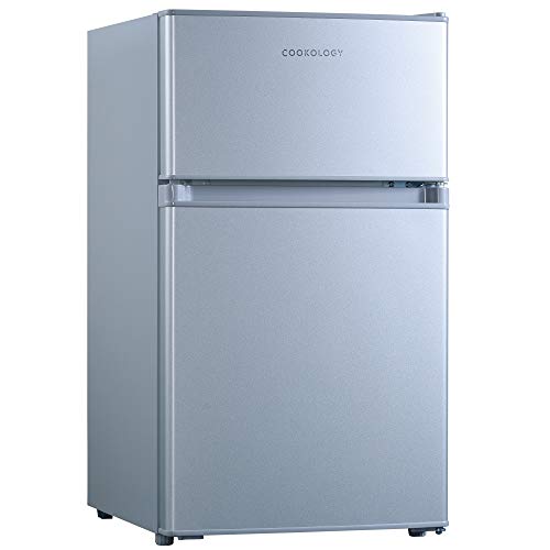 Cookology UCFF87 47cm Fridge Freezer, 87L, Adjustable Temp - Black