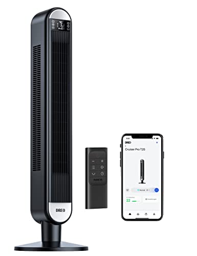 Dreo 42 Inch Smart Silent Tower Fan, WiFi Alexa Fan, Cooling Fan