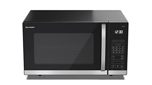 Sharp Compact 20L 800W Digital Microwave with 1050W Grill - Black