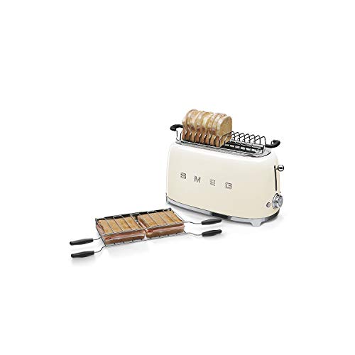 Smeg TSF01CRUK Retro Style 2 Slice Toaster - Cream