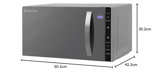 Russell Hobbs 23L Black Digital Solo Microwave - 800W