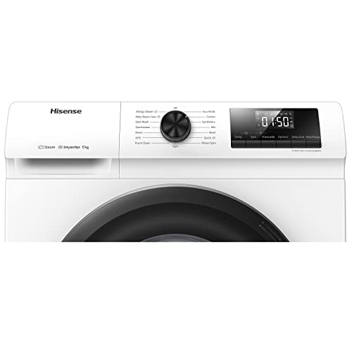 Hisense WFQA1014EVJM 10kg Freestanding Washing Machine - White