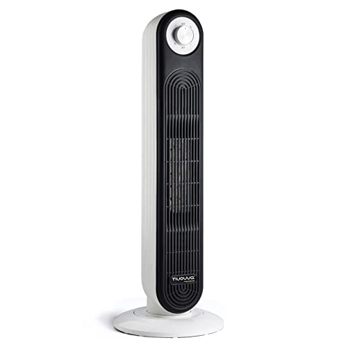 Nuovva Tower Halogen Heater - Silent Oscillating Fan