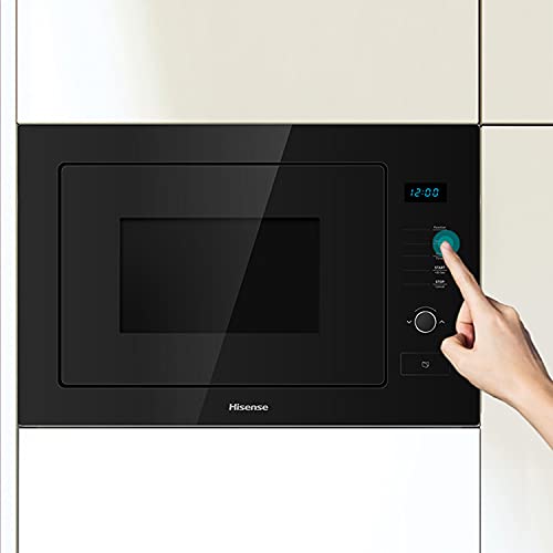 Hisense HB25MOBX7GUK Integrated Microwave With Grill, Black