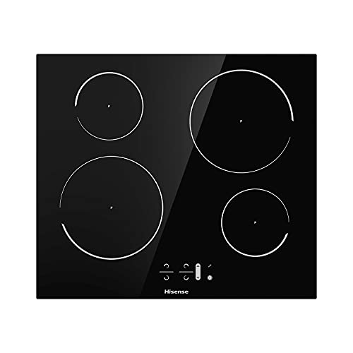 Hisense HI6401BSC Built-in Induction Hob, Black, 7200W