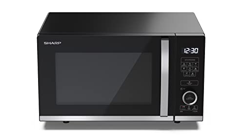 Sharp Compact 20L 800W Digital Microwave with 1050W Grill - Black