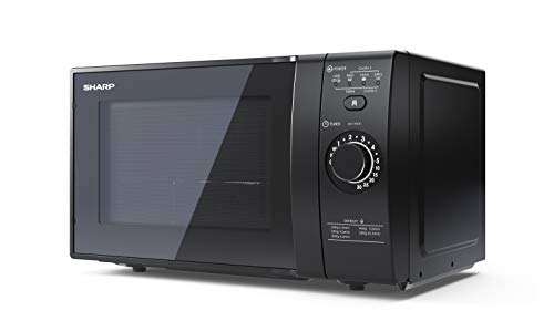 SHARP 28L Digital Microwave - 900W Grill, 11 Power Levels, Silver