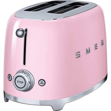 Smeg TSF01CRUK Retro Style 2 Slice Toaster - Cream