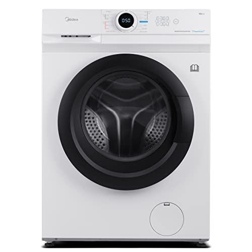 Midea MF10EW80BA Washing Machine: 8kg Load, 1400 RPM, White