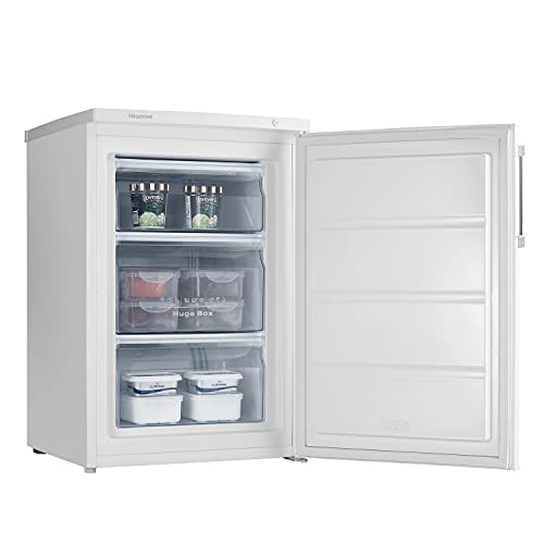 Hisense RL170D4BWE 56cm Under Counter Fridge, 132L Auto Defrost, White