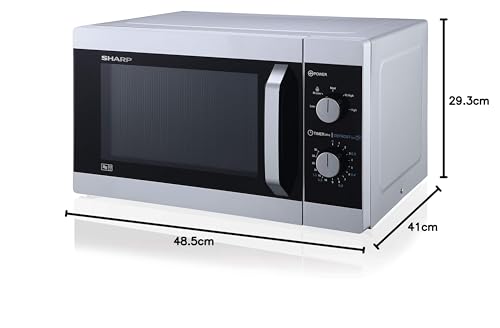 Sharp Compact 20L Microwave: 800W, 11 Power Levels, Defrost, LED Light