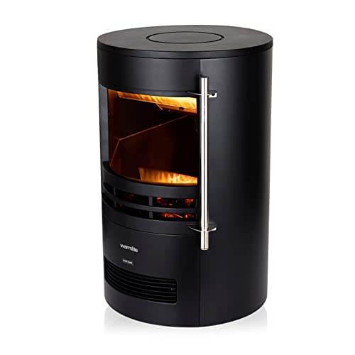 Warmlite WL46022 Elmswell Contemporary Stove: 2000W, Black