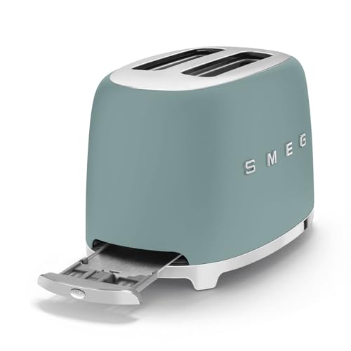 Smeg TSF01CRUK Retro Style 2 Slice Toaster - Cream