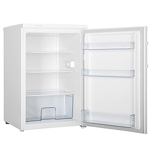 Hisense RL170D4BWE 56cm Under Counter Fridge, 132L Auto Defrost, White