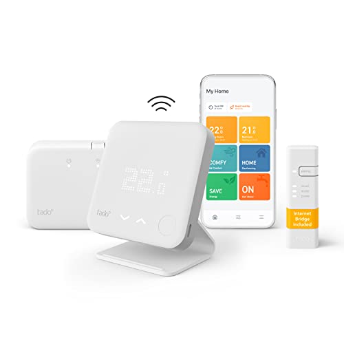 tado° Wireless Smart Thermostat Kit V3+ - Control Boiler Anywhere