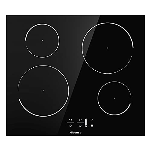 Hisense HI6401BSC Built-in Induction Hob, Black, 7200W