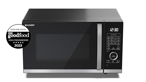 Sharp Compact 20L 800W Digital Microwave with 1050W Grill - Black