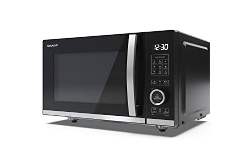 Sharp Compact 20L 800W Digital Microwave with 1050W Grill - Black