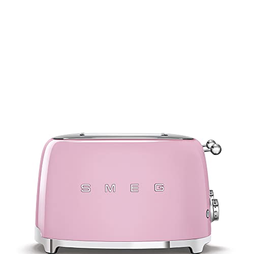 Smeg TSF01CRUK Retro Style 2 Slice Toaster - Cream