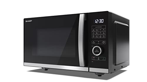 Sharp Compact 20L 800W Digital Microwave with 1050W Grill - Black