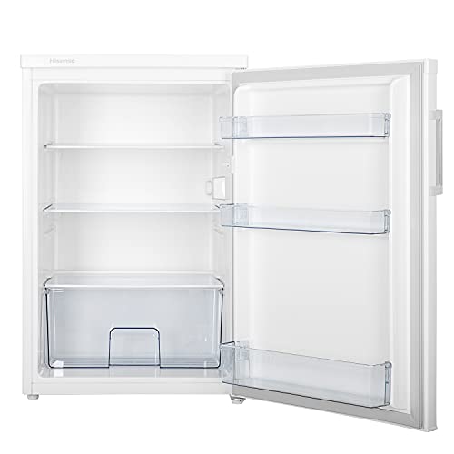 Hisense RL170D4BWE 56cm Under Counter Fridge, 132L Auto Defrost, White