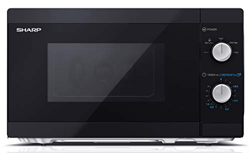 Sharp Compact 20L Microwave: 800W, 11 Power Levels, Defrost, LED Light