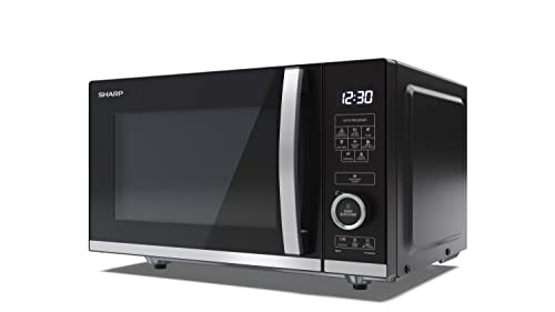 Sharp Compact 20L 800W Digital Microwave with 1050W Grill - Black