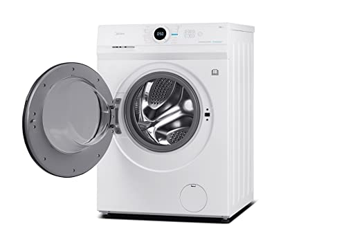 Midea MF10EW80BA Washing Machine: 8kg Load, 1400 RPM, White