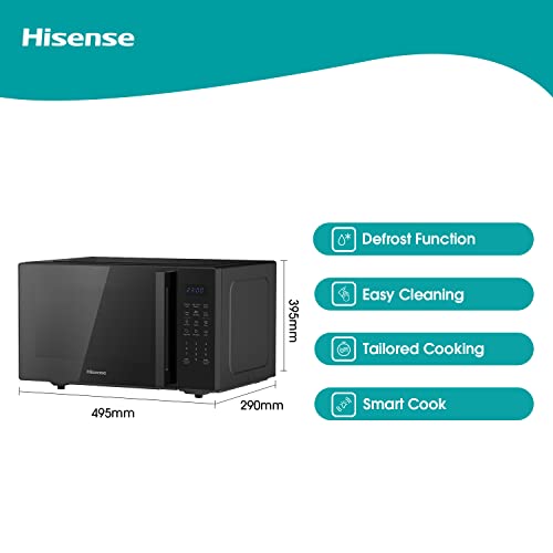 Hisense 700W 20L Digital Solo Microwave, White