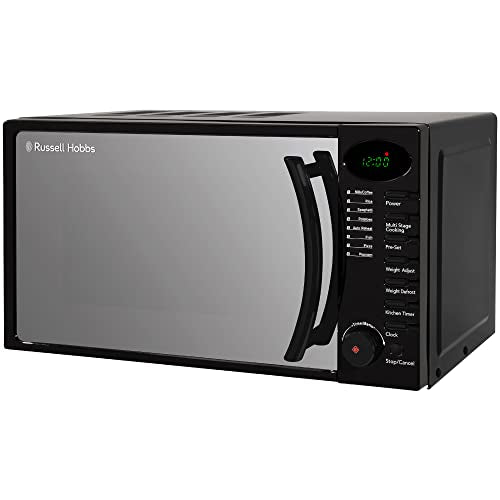 Russell Hobbs RHM1714B 17L Black Digital Microwave: Timer, Defrost